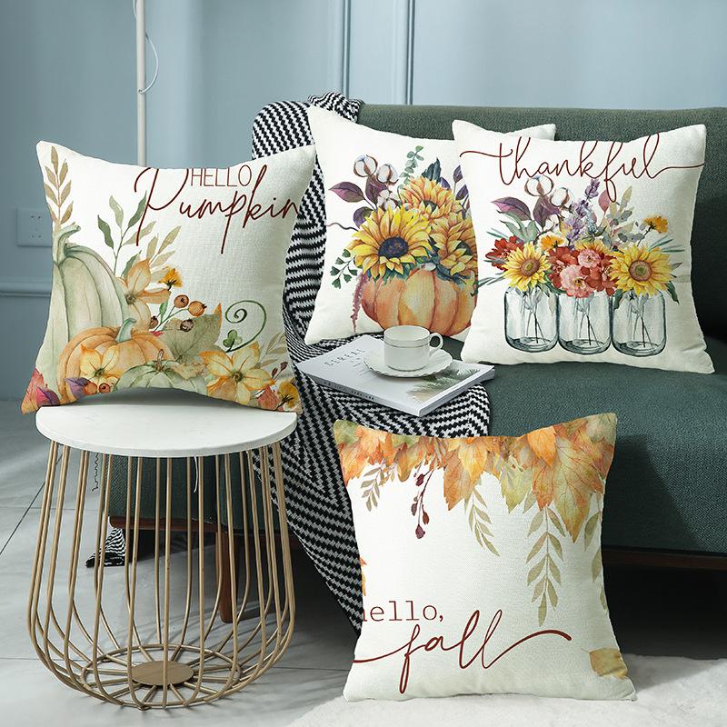New Thanksgiving Series Fashion Sofa Cushions Home Living Room Bedroom Holiday Decoration Cushions Cushions