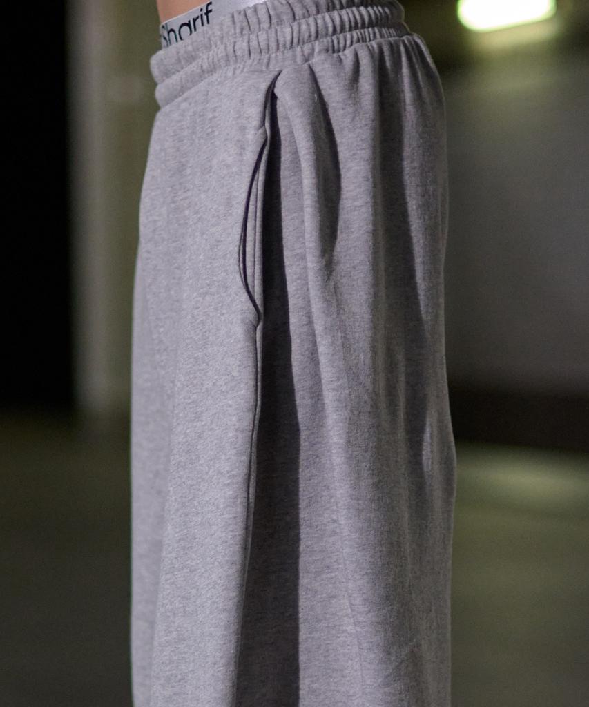 Peideomeonteu [2Pack] Side-Puck Sweat Wide Pants 3 Colors (C Type)