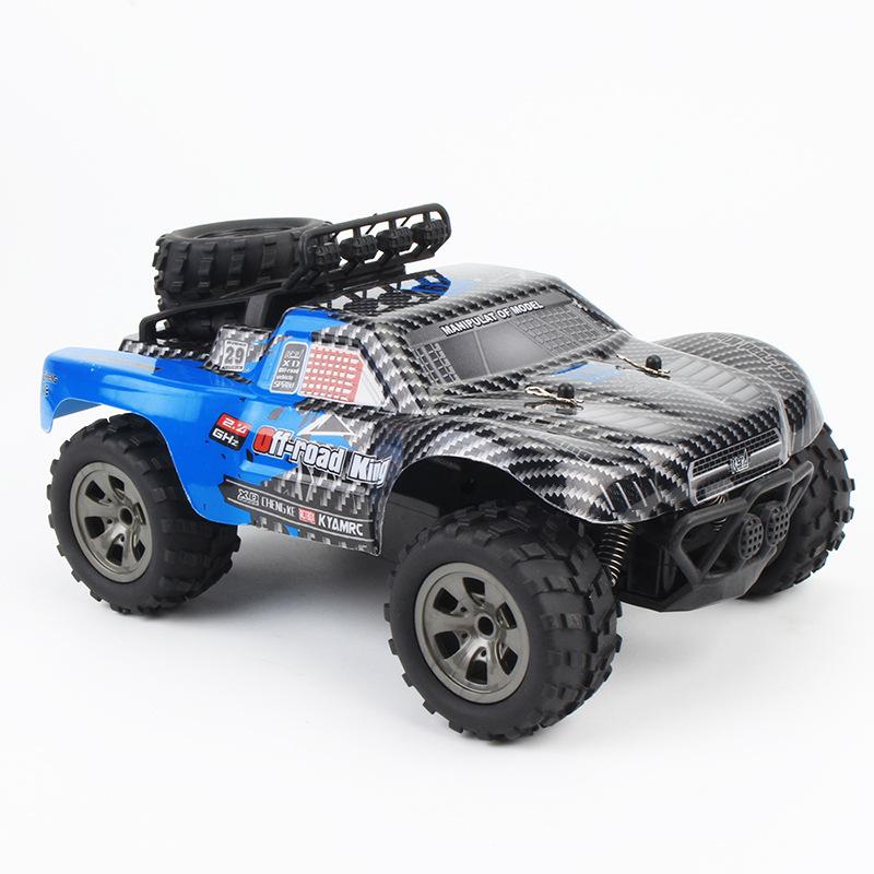 1:18 Scale 2.4G RC Short Course Truck, 18km/h High Speed Off-Road Toy Car With Spare Tire & Stylish Remote, For Kids Indoor Outdoor Play