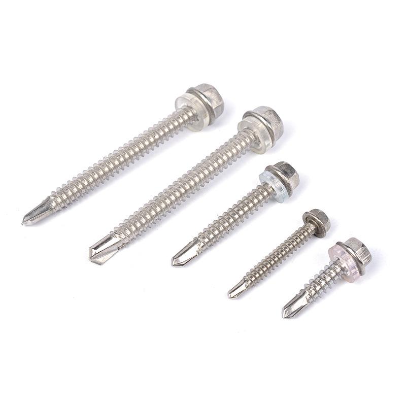 Hexagon Self-Tapping Drill-Point Screws, ST4.2-ST6.3.