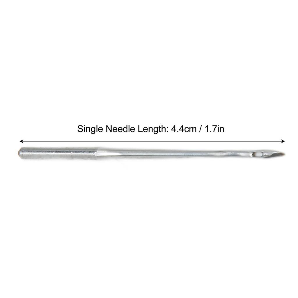 100 Count Sewing Machine Needles 120/19 Prevent Skipping Stitches Steel DIY Embroidery Needles for Leather Sewing Needles