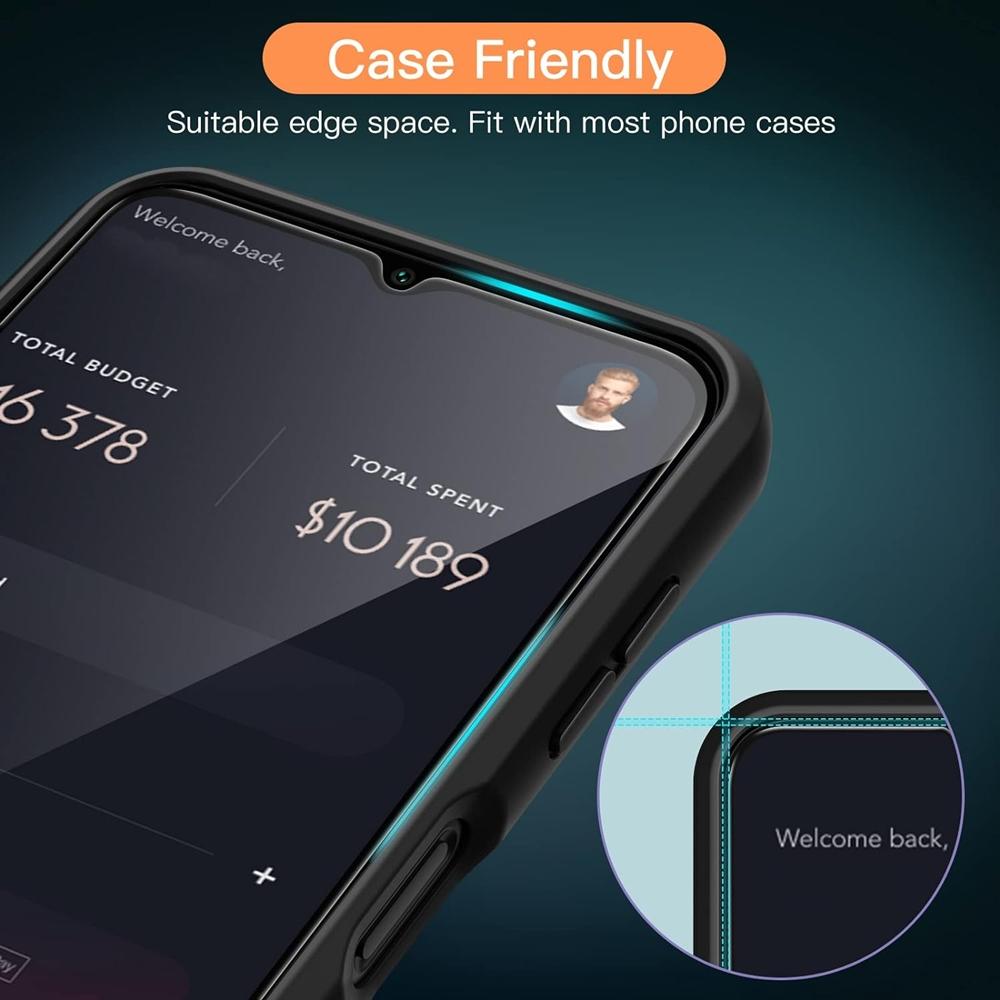 2 buc. Film din sticlă temperată pentru Samsung Galaxy A14 5G / 4G Protector de ecran 2.5D Arc Edge HD Clear Anti zgârieturi fără bule