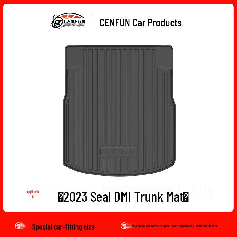 BYD SEAL/SEAL DMI Overseas Version TPE Floor & Trunk Mats with Galaxy Carpet Surface