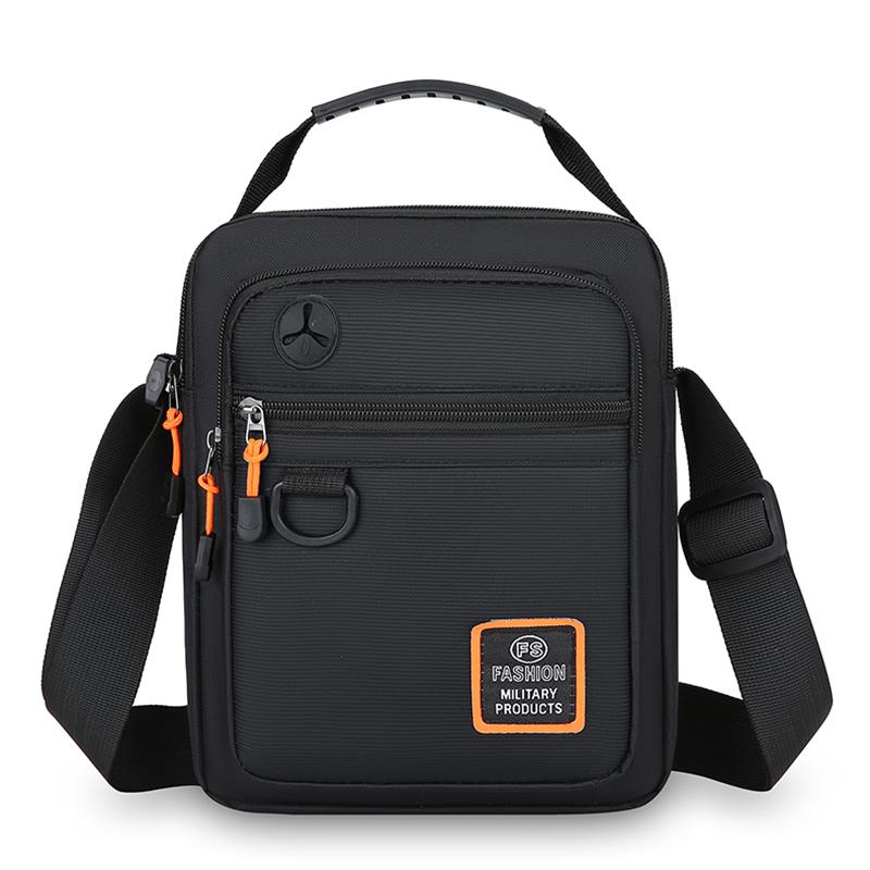 

Новая мужская водонепроницаемая сумка через плечо - многофункциональная сумка через плечо для повседневного использования и отдыха на природе (Повседневный и прочный) чёрный