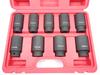 1/2 Impact Socket Set, Deep Socket, Socket Wrench, 29mm, 30mm, 31mm, 32mm, 33mm, 34mm, 35mm, 36mm, 38mm