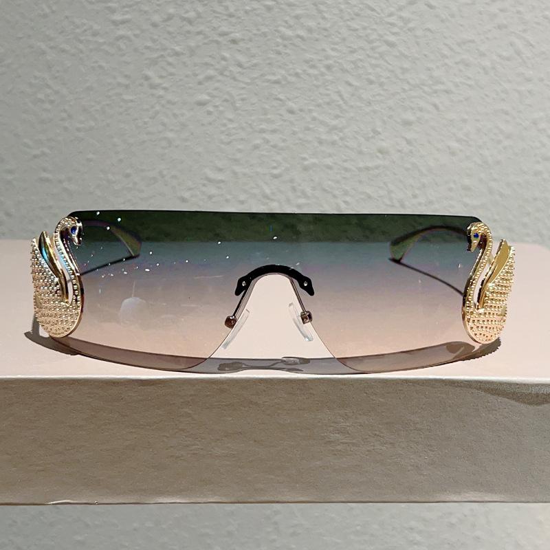JYL TS Sunglasses UV Protection Frameless Metal Leopard/3610
