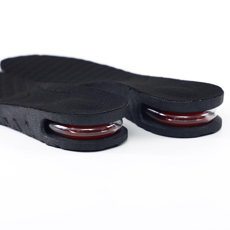 Adjustable Four-Layer Height-Boost Insoles: Multi-Layer, Detachable, Shock-Absorbing Pads for Men & Women