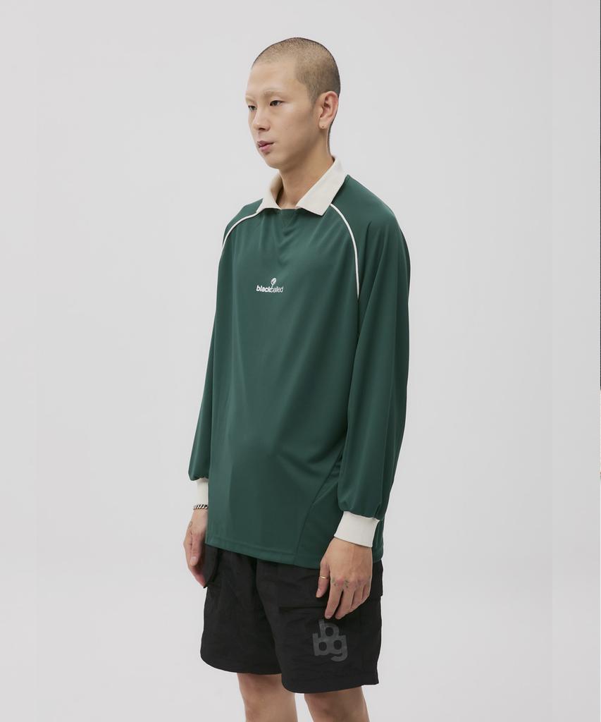 Beullaegboldeu Mesh Collar T-Shirt Green