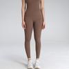 European and American high-waisted peach hip-lifting yoga pants for women without embarrassment line tight fitness trousers sports nine-point pants