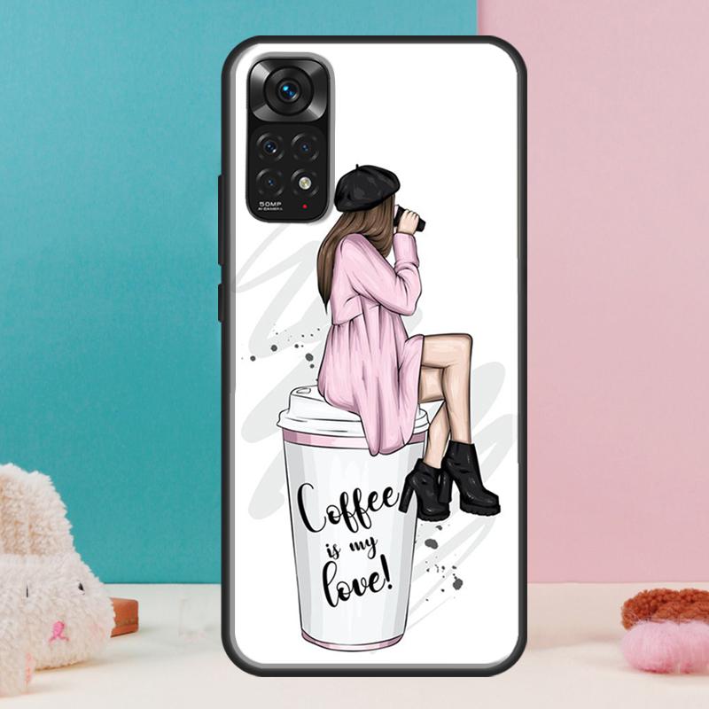 OK But First Coffee Case For Xiaomi Redmi Note 14 13 Pro 12 11 9 10 9S 10S 11S 12S Redmi 14C 13C 10C 12C Cover