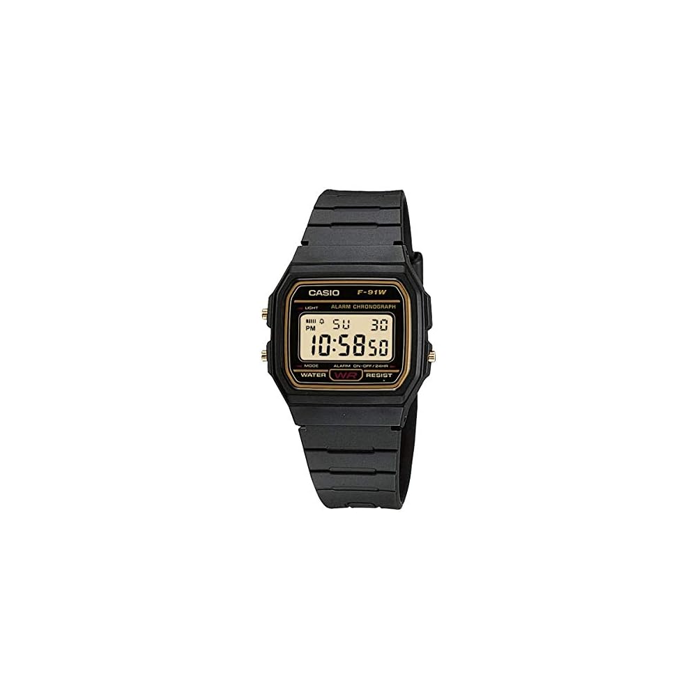 Casio F-91WG-9 Quartz Unisex Watch Black Classic Design Water Resistant
