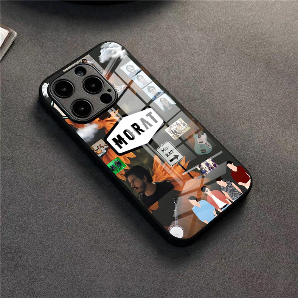 Band Morat Balas Perdidas Phone Case For 17 Pro Max IPhone 16 Pro 14 12 11 13 Mini X XR XS 15 Plus SE Glass Cover