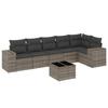 VidaXL Garden Lounge Set with Cushions 7 Pcs, Patio Sofas, Patio Furniture Set, Outdoor Furniture, Grey 3254937