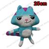2026 New Gabbys Doll House Plush Toy Mercat Cartoon Stuffed Animals Smiling Cat Car Cat Hug Gaby Girl Birthday Gift