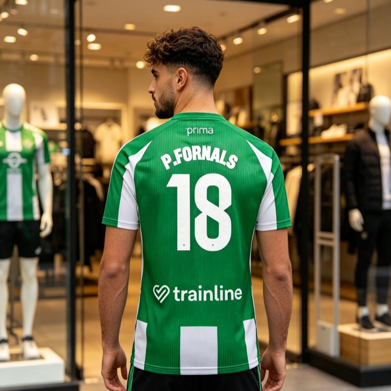2026 Real Betis Leisure Outdoor Sports Fast Drying Breathable Adult and Children's Same Style Football T-shirt - Parent Child