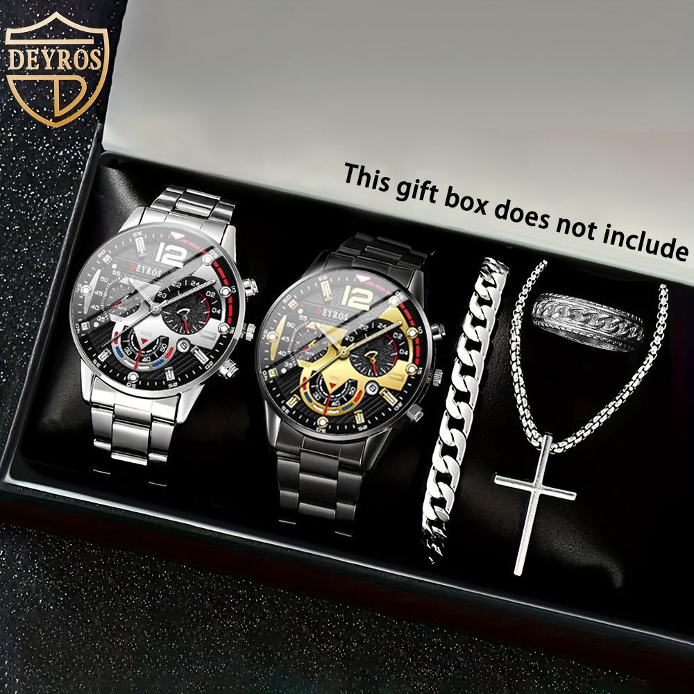 Watch Accessories Five-Piece Men S Watch Steel Belt Men S Quartz Watch