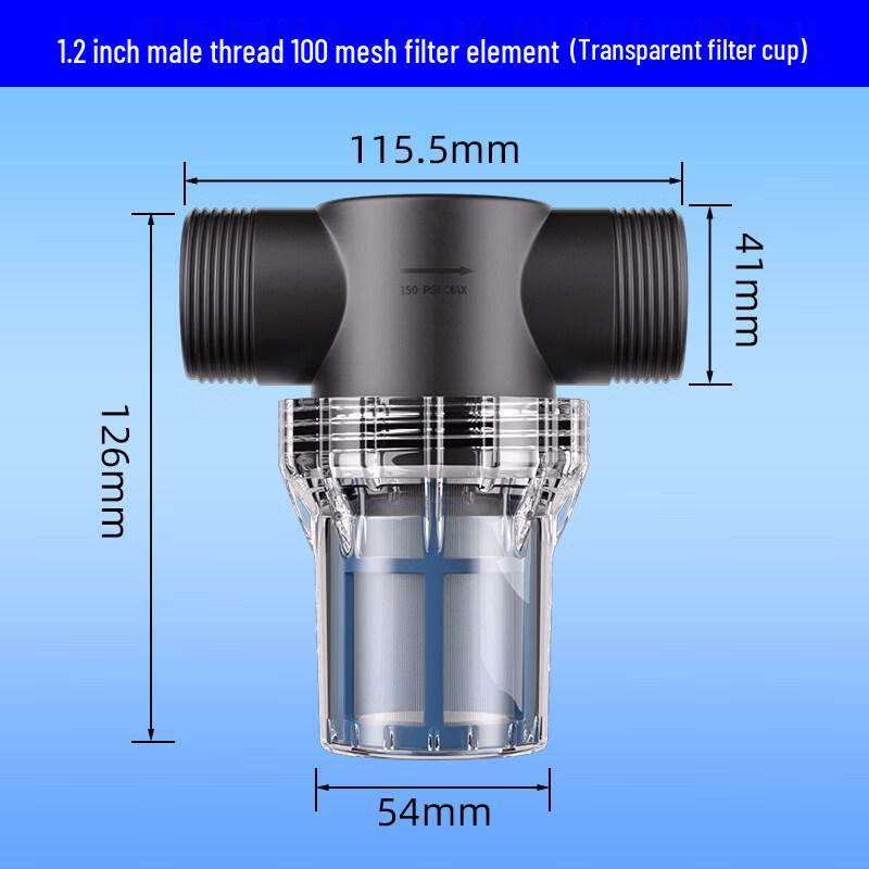 

TLXT 1.2-inch Transparent Pre-Filter for Irrigation