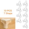 Baby Security Protection Corners Home Silicone Transparent Corner Guards Anti-Shock Furniture Table Edge Protectors