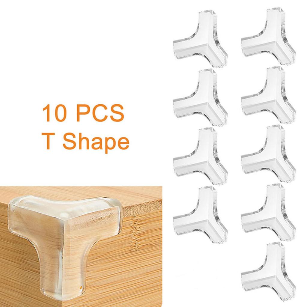 Baby Security Protection Corners Home Silicone Transparent Corner Guards Anti-Shock Furniture Table Edge Protectors