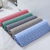 Non-Slip Bathtub Mat with Suction Cups Drain Holes Machine Washable Textured Shower Mat Durable PVC Material Bath Mat