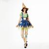 Halloween costume witch dress witch dress scarecrow funny dress up sexy show costume
