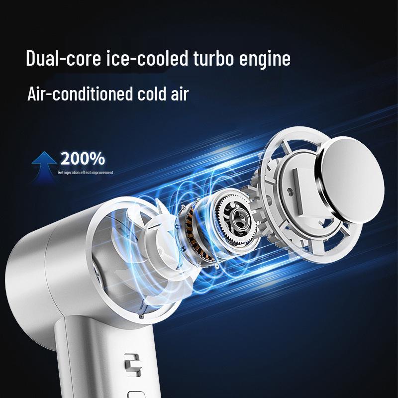 

Portable USB Charging Leafless Mini Fan - Handheld & Desktop Electric Energy-Saver Dyson Pink Semiconductor Cooling