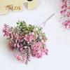 1 Bouquet Small Fruits Artificial Plant 7 Branches Wedding Home Decoration