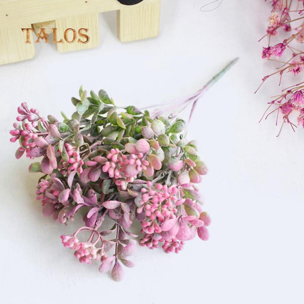 1 Bouquet Small Fruits Artificial Plant 7 Branches Wedding Home Decoration