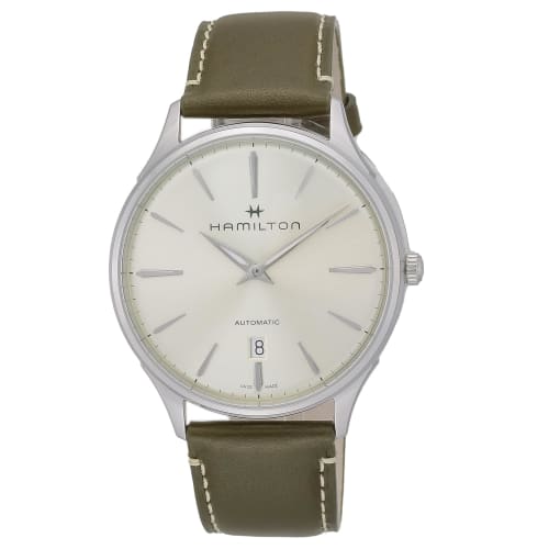 

Hamilton Jazzmaster Thinline Auto Watch, White Dial, Stainless Steel, Sapphire Crystal, Automatic, 5 ATM Water Resistance, 40mm, Swiss Made, H38525811