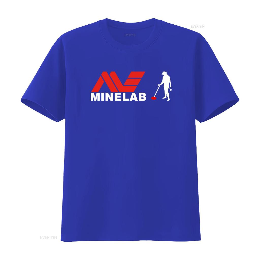 New Minelab Logo T Shirt Stylish Design for Metal Detecting Enthusiasts Vintage Washed Graphic Top For Everyday Wear