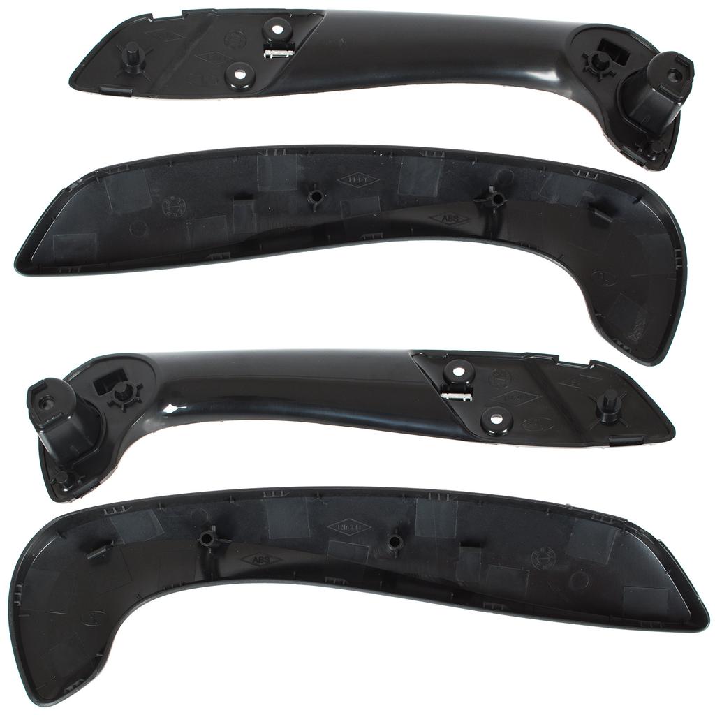 Renault Megane III 08-16 interior door handle BLACK MATT front left + right 2 pcs. SET