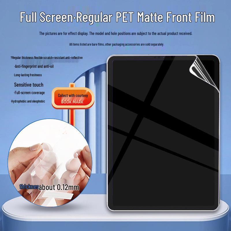 Paper-like PET Film for Writing & Drawing: Full Coverage for Vivo Pad6 Pro/5E and iQOO Pad5 Pro