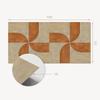 Self-adhesive Vinyl Wall Covering with Graphics for the Kitchen 100x50 cm Geometry with Arches