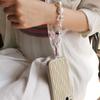 12cm Cell Phone Short Strap Star Beads Decor Sling Lanyard for Phone Case