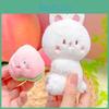 Cute Monkey Rabbit Plush Keychain Stretchable Design Children Gift Collectors