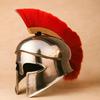 Wearable Ancient Greek Corinthian Helmet 18 Gauge Steel, Cosplay LARP Gift