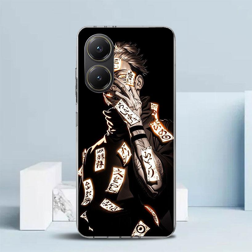 Kaisen J-Jujutsu Ryomen Sukuna Phone Case For Xiaomi Poco F7 Ultra X5 X6 X7 Pro M7 Redmi 15C 15 13C 13 12C 12 10C 10 10A 9 9C 9A