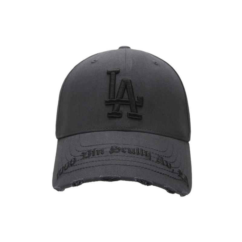 MLB Cotton Baseball Caps Unisex Gray Fashion 3ACPKP02N-07BKS