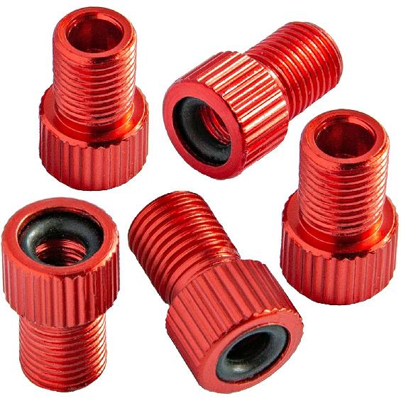 5Pc Presta Valve Adapter Convert Presta to Schrader French/UK to US Inflate Tire Using Standard Pump or Air Compressor Tire Chucks 1