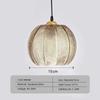 Modern Glass Pendant Light Green Leaf Pattern Lighting For Living Room Dining Room Hotel Study Bedroom Indoor Decorative Fixture