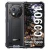 OUKITEL G1 Smartphone Robuste 24Go+256Go Écran 6.52" 10600mAh 48MP Caméra Telephone Portable Incassable Dual SIM 4G /NFC/IP68 Noir
