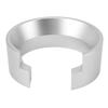 Aluminum Construction 58mm Coffee Dosing Funnel Black Silver Coffee Machine Dosing Ring Rustproof Aluminum Dosing Funnel