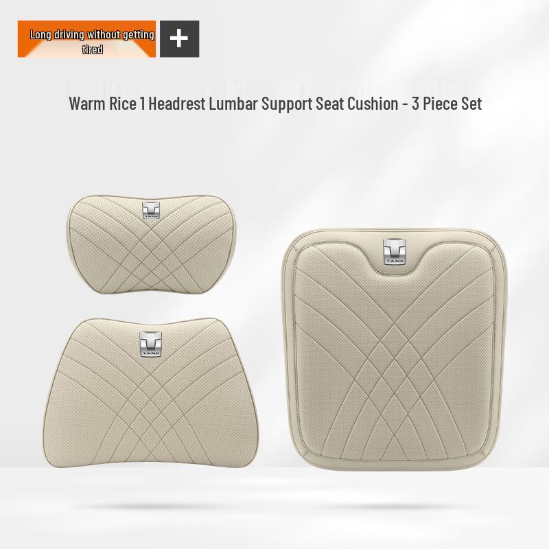 Tank 300 Car Neck Pillow & Seat Lumbar Support Set