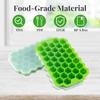 Ice Cube Tray Silicone Mould 37 Cellular Silicone Ice Cubes Hexagonal Molds DIY Kitchen Honeycomb Ice Cubes Molds