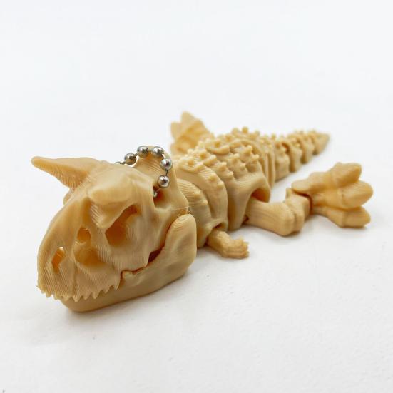 Keychain Pendant, 3D Printed Skeleton Dinosaur Keychain, Lightweight Backpack Handbag Charm for Everyday Use