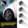 4Pcs Aluminum Alloy Rubber Tubless Wheel Tire Tyre Valve Stem Cap Kit