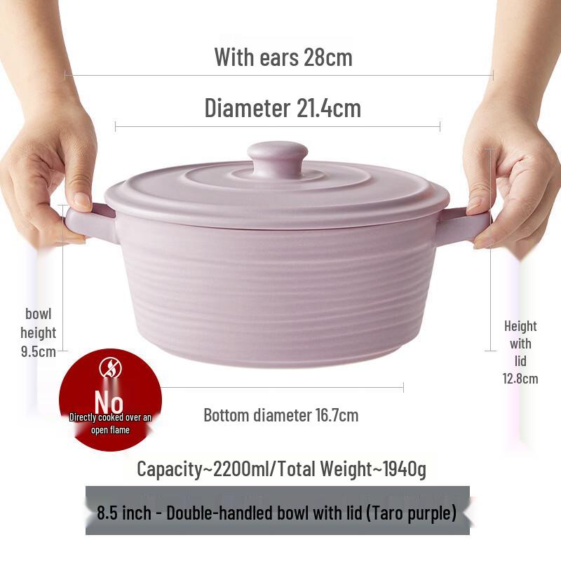 Yuzhu Xun Ceramic Underglaze Soup Bowl