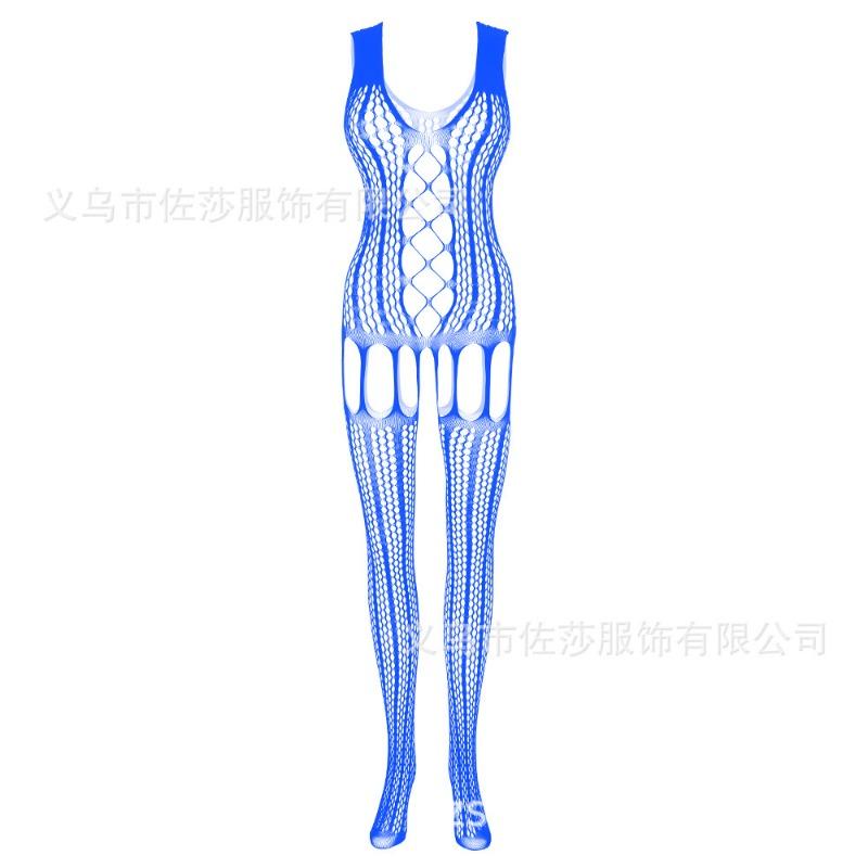Sexy Underwear Sexy Suspenders Hollow Mesh Mesh Open-gear One-piece Stockings