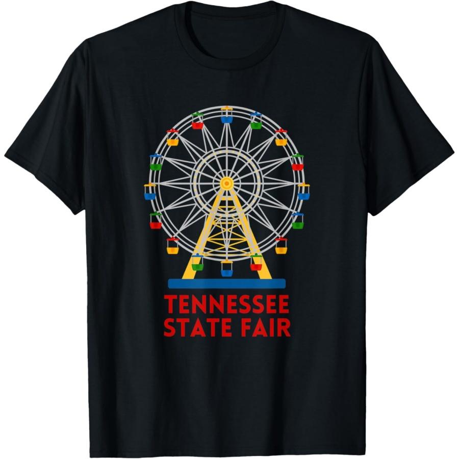 

Tennessee State Fair Ferris Wheel County Fair T-Shirt S