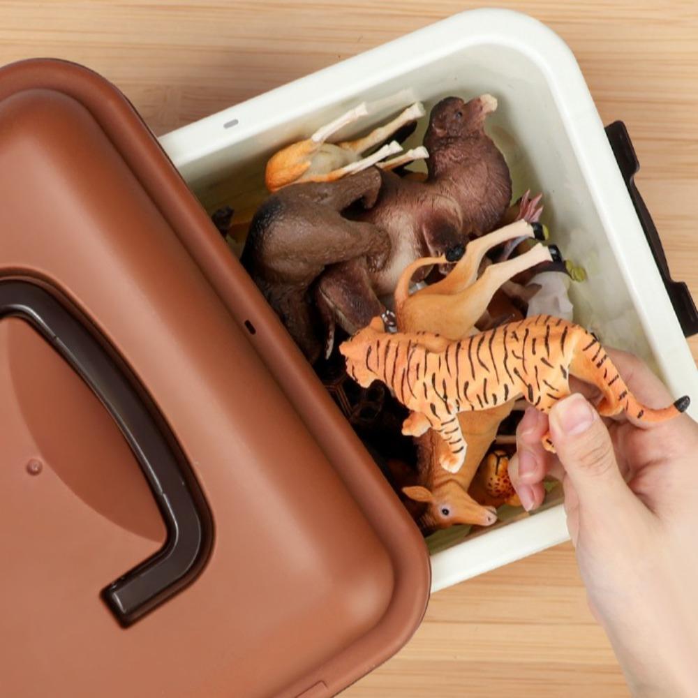 Simulation Animal Action Figures Mini Lifelike Animal Figurines Farm Animal Model Toy  for Children